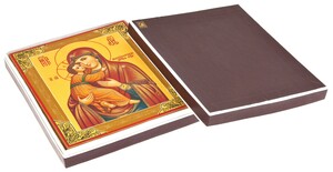 The icon "Vladimirskaya" Palekh